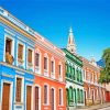 Colorful Buildings Bogota Diamond Painting