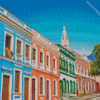 Colorful Buildings Bogota Diamond Painting