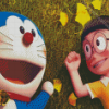 Cool Doraemon Diamond Painting