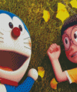 Cool Doraemon Diamond Painting