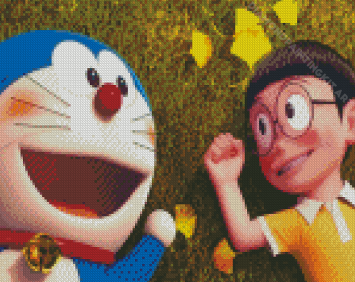 Cool Doraemon Diamond Painting