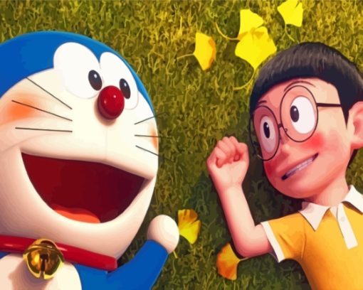 Cool Doraemon Diamond Painting