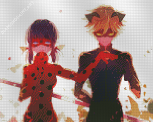 Miraculous Ladybug And Cat Noir Diamond Painting