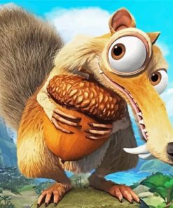 Cute Scrat Diamond Painting