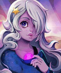 Cute Amethyst Diamond Painting