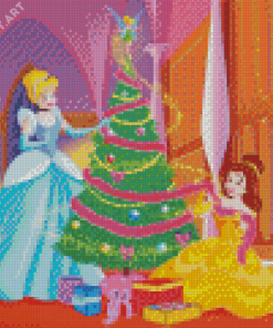 Princesses Disney Christmas Diamond Painting