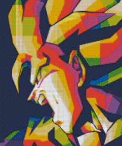 Dragon Ball Z Super Saiyan Diamond Painting