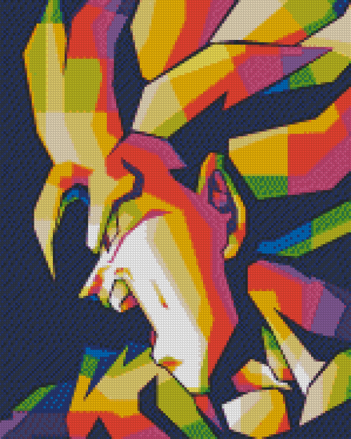 Dragon Ball Z Super Saiyan Diamond Painting