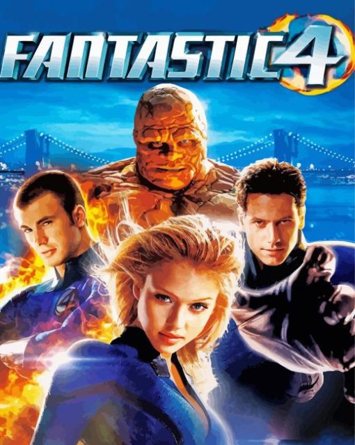 Fantastic Four Poster Diamond Painting