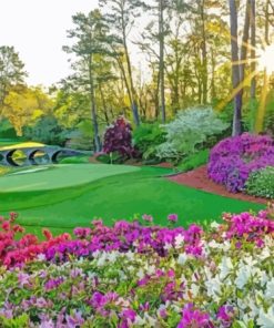 Flowering Augusta Golf Diamond Painting