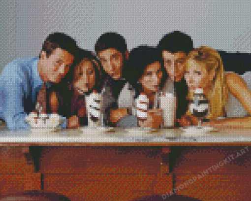 Friends Serie Characters Diamond Painting