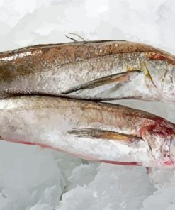 Frozen Hake Fishes Diamond Painting