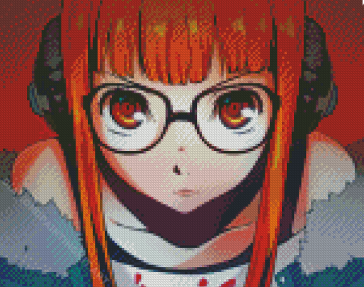 Futaba Persona 5 Game Diamond Painting