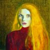 Girl With Golden Hair Diamond Painting