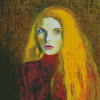 Girl With Golden Hair Diamond Painting