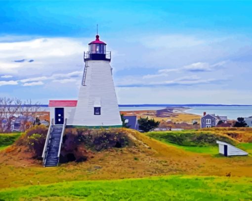 Gurnet Point Duxbury Ma Diamond Painting