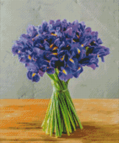 Irises Bouquet Diamond Painting