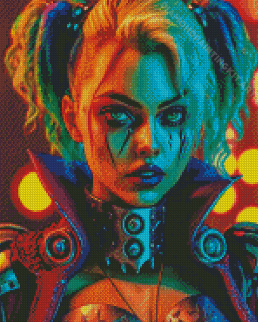 Joker Woman Diamond Painting