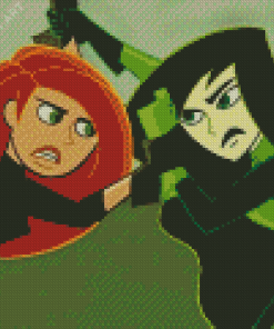 kim Possible Shego Diamond Painting