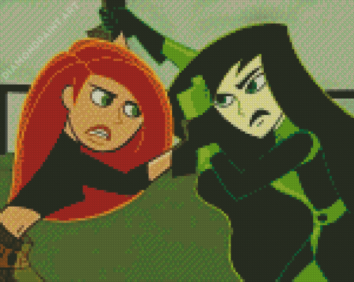 kim Possible Shego Diamond Painting