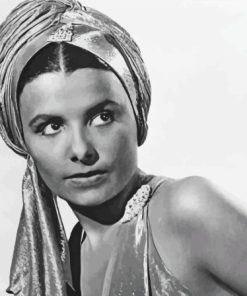 Monochrome Lena Horne Diamond Painting