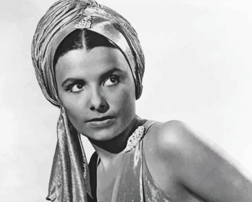 Monochrome Lena Horne Diamond Painting