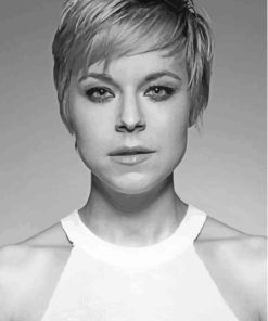 Monochrome Tina Majorino Diamond Painting