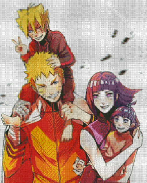 Naruto Family Diamond Painting