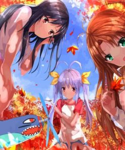 Non Non Biyori Characters Diamond Painting