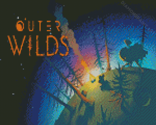 Outer Wilds Game Poster Diamond Painting