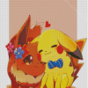 Pikachu And Eevee Friends Diamond Painting