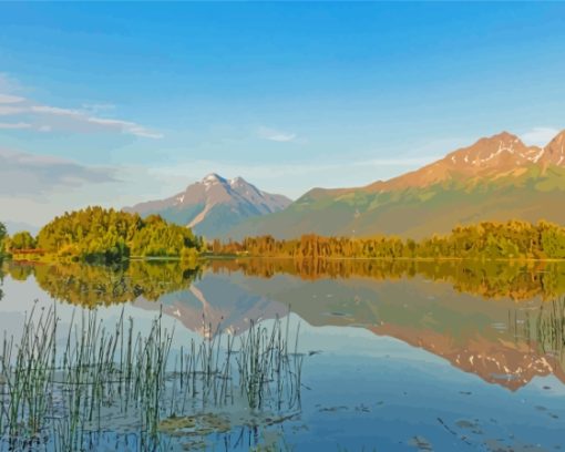 Pioneer Peak View Diamond Painting