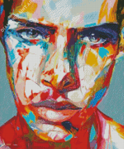 Abstract Male Face Diamond Painting