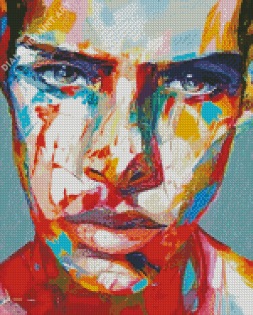 Abstract Male Face Diamond Painting