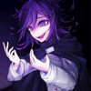 Purple Eyed Kokichi Omo Diamond Painting