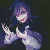 Purple Eyed Kokichi Omo Diamond Painting