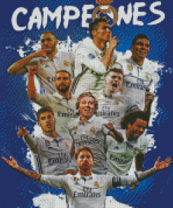 Real Madrid Players Diamond Painting