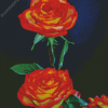 Red And Yellow Roses Diamond Painting