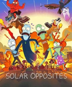 Solar Opposites Animated Sitcom Diamond Painting