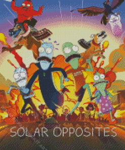 Solar Opposites Animated Sitcom Diamond Painting