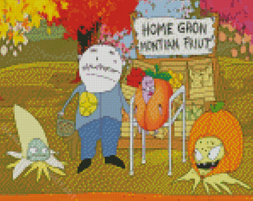 Squidbillies Cartoon Diamond Painting