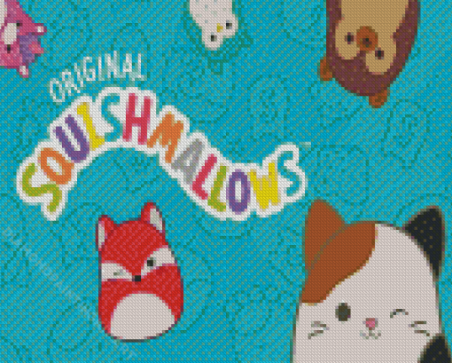 Squishmallows Poster Diamond Painting