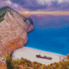 Sunset Navagio Zakynthos Diamond Painting