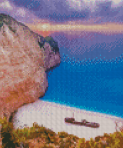 Sunset Navagio Zakynthos Diamond Painting