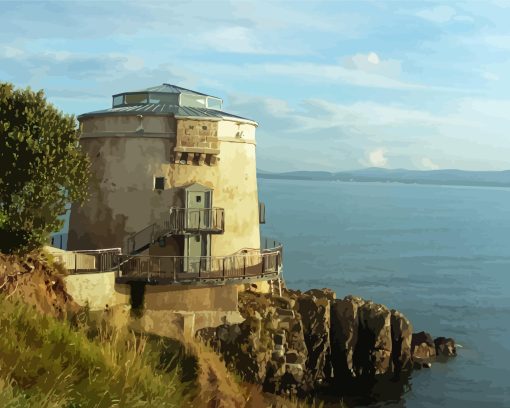 The Martello Tower Diamond Painting