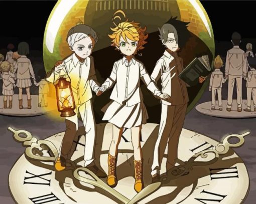 The Promised Neverland Anime Diamond Painting