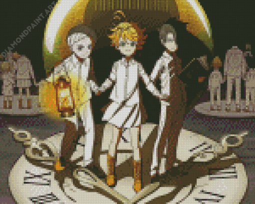 The Promised Neverland Anime Diamond Painting