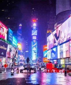 Times Square Billboards Diamond Painting