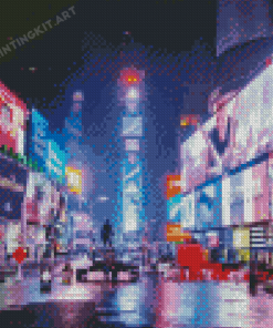 Times Square Billboards Diamond Painting