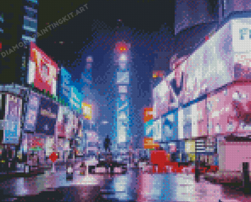 Times Square Billboards Diamond Painting